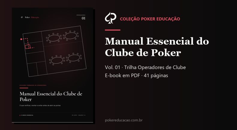 E-book Poker Educação Vol. 01 - Manual Essencial do Clube de Poker
